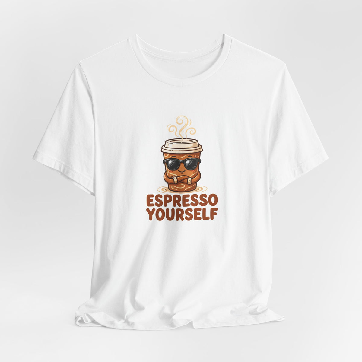 "Espresso Yourself" Funny Coffee T-Shirt