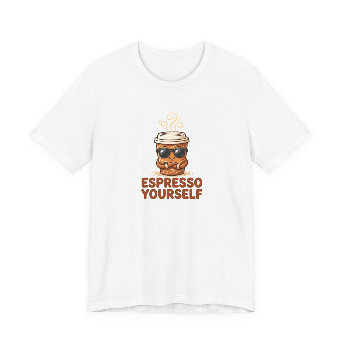 "Espresso Yourself" Funny Coffee T-Shirt