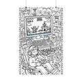 "Gamer Battlestation" Funny Coloring Poster
