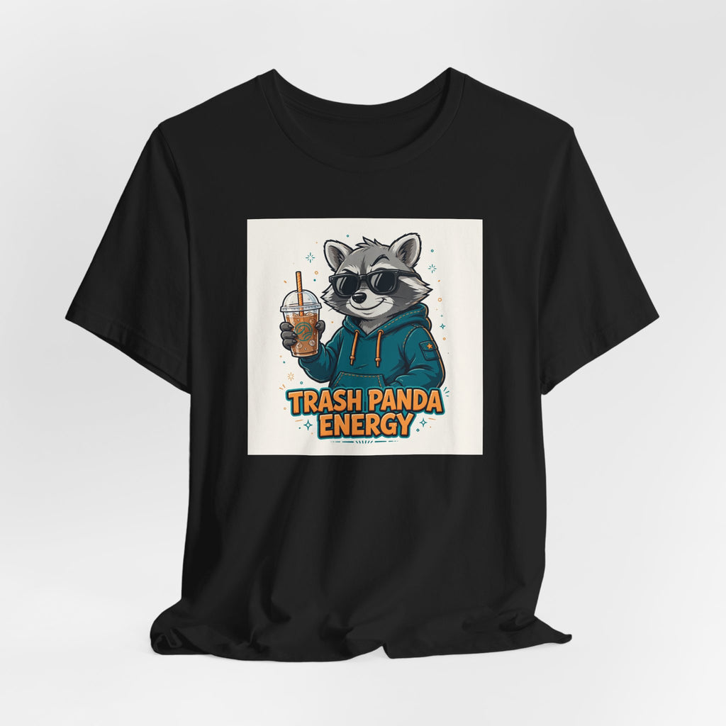 "Trash Panda Energy" Funny Raccoon Coffee T-Shirt