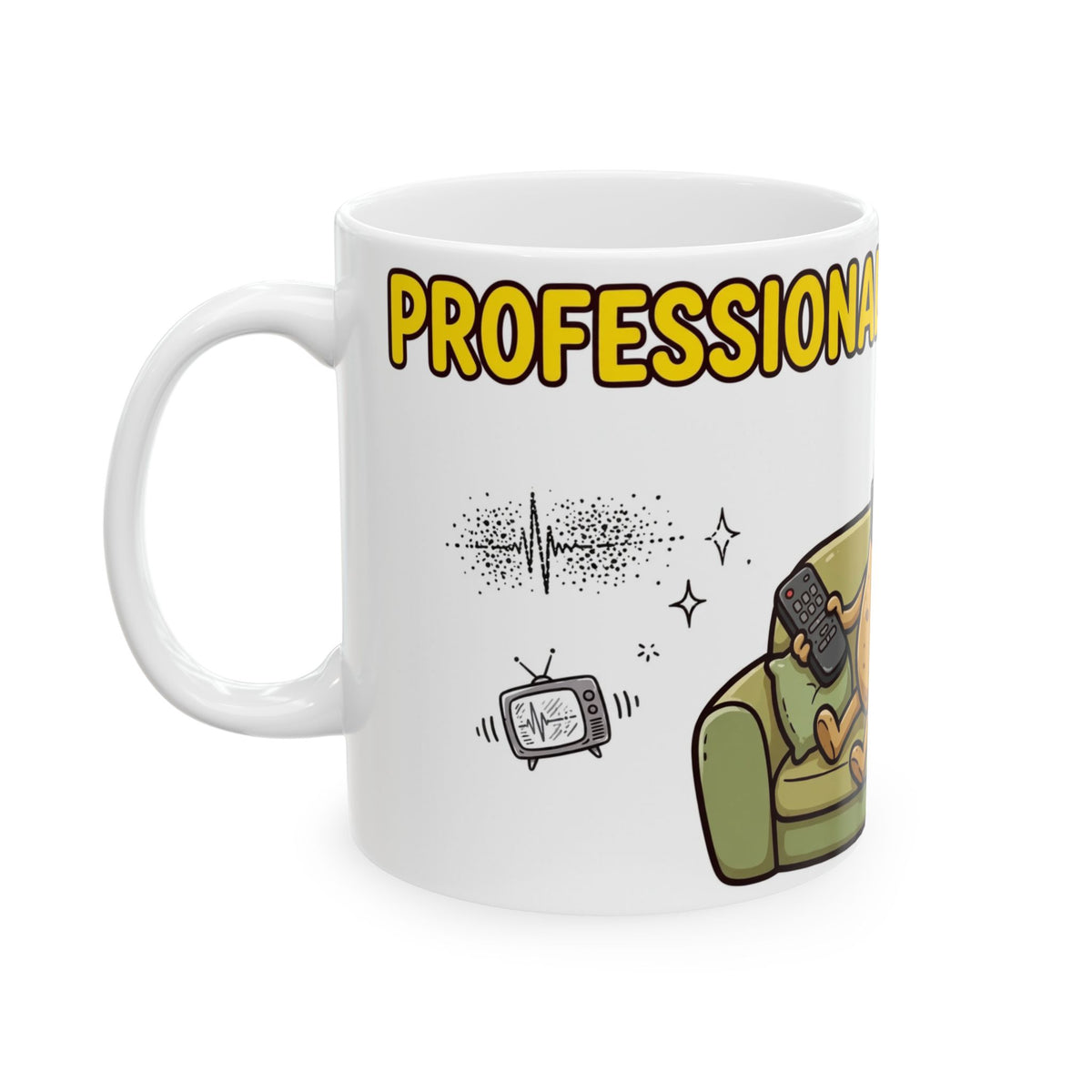 "Professional Couch Potato" Funny Mug