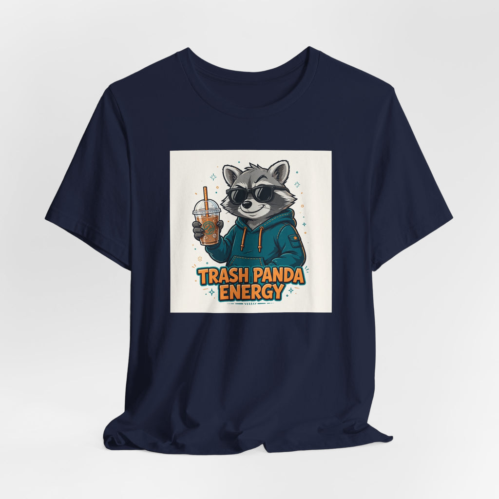 "Trash Panda Energy" Funny Raccoon Coffee T-Shirt