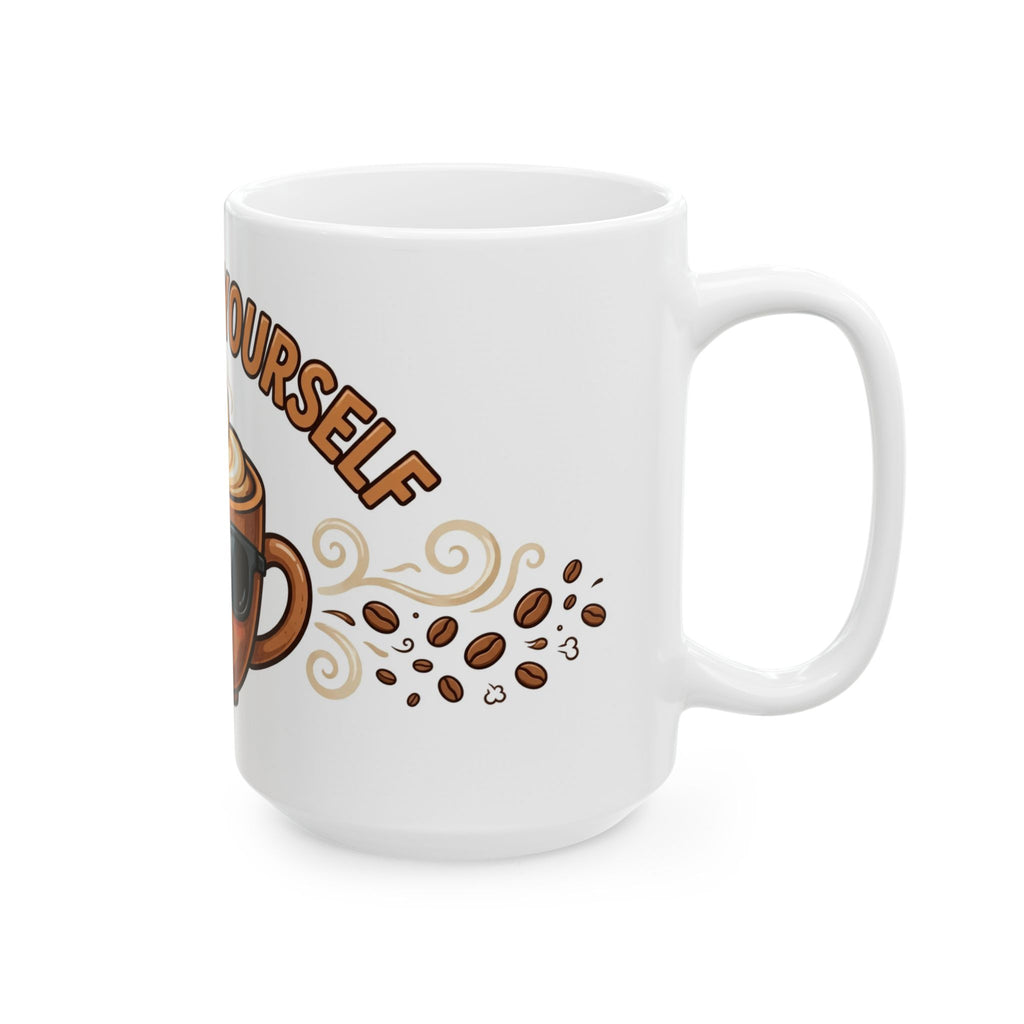 "Espresso Yourself" Funny Coffee Mug
