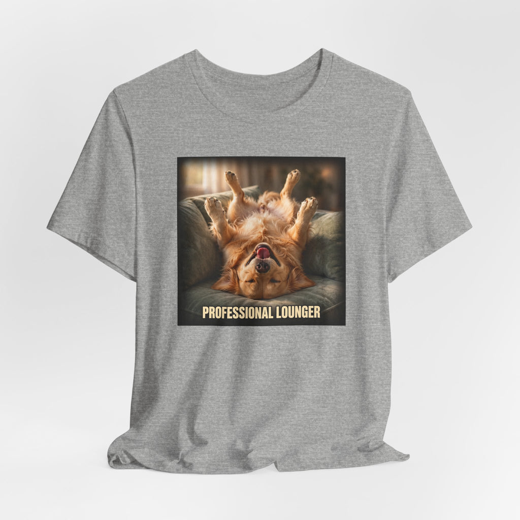 "Professional Lounger" Funny Dog T-Shirt