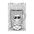 "Grumpy Cat" Funny Coloring Poster