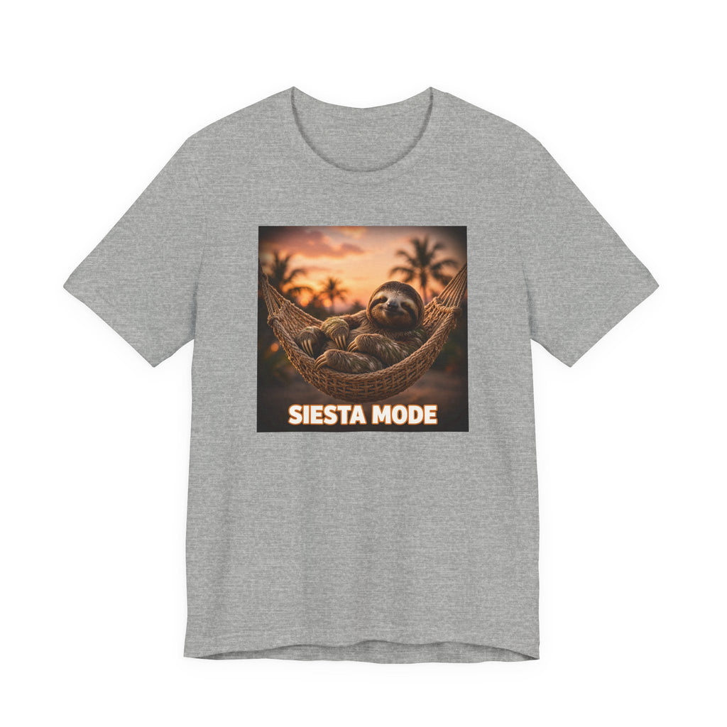"Siesta Mode" Funny Sloth Hammock T-Shirt