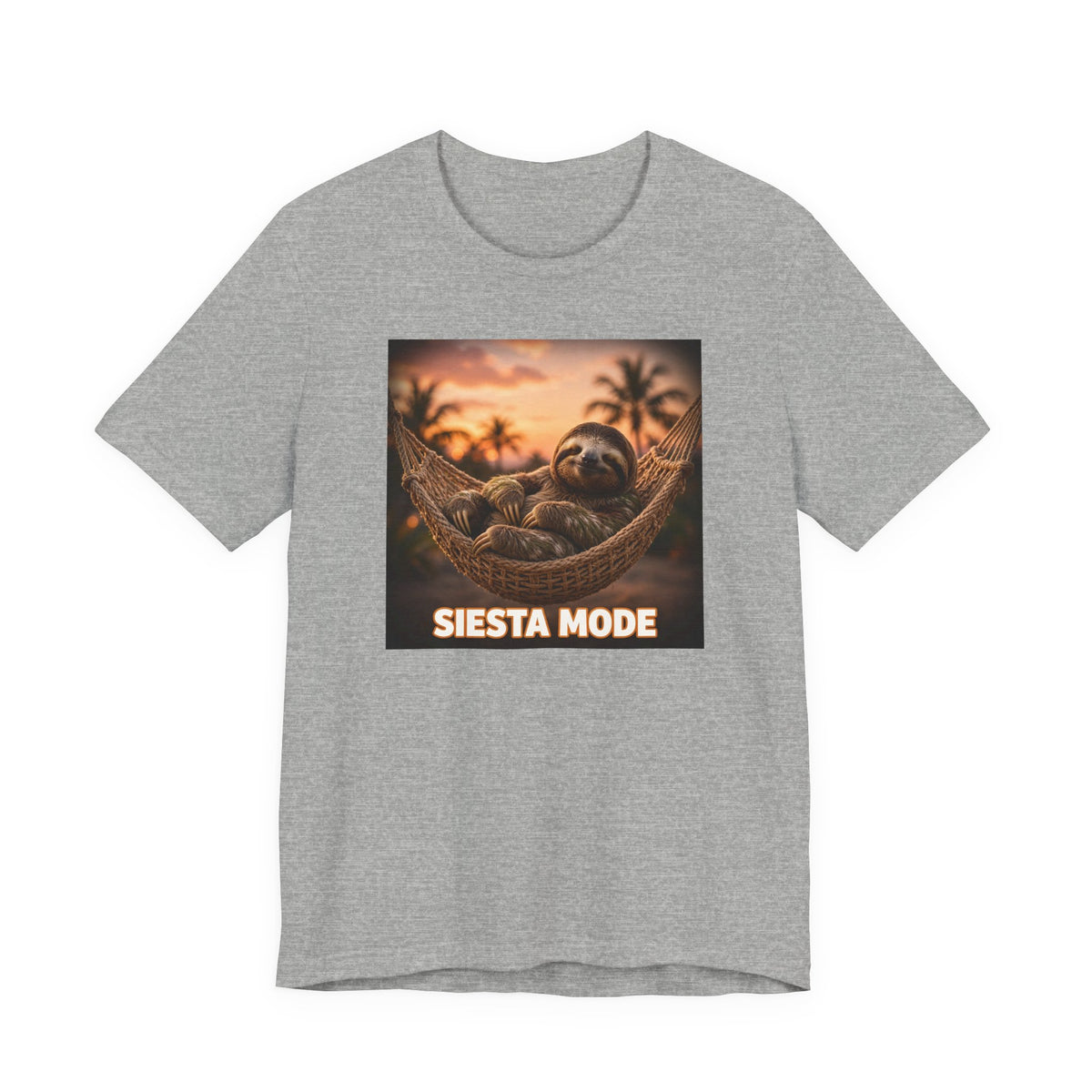 "Siesta Mode" Funny Sloth Hammock T-Shirt