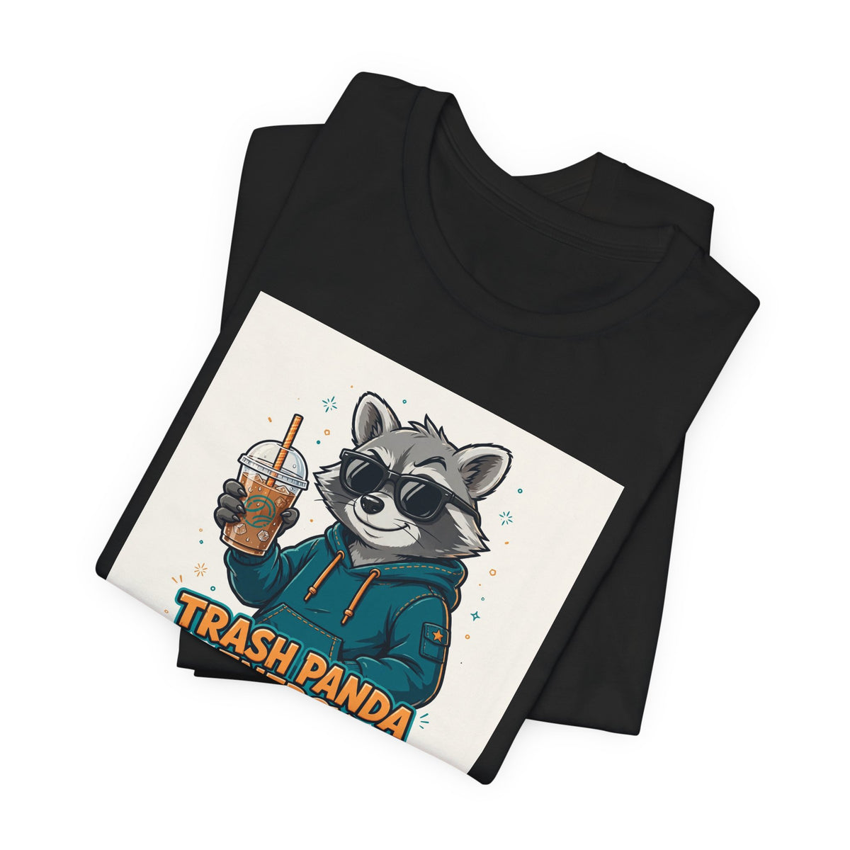 "Trash Panda Energy" Funny Raccoon Coffee T-Shirt