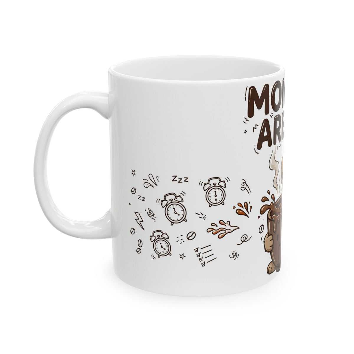 "Mondays Are Ruff" Funny Dog Coffee Mug