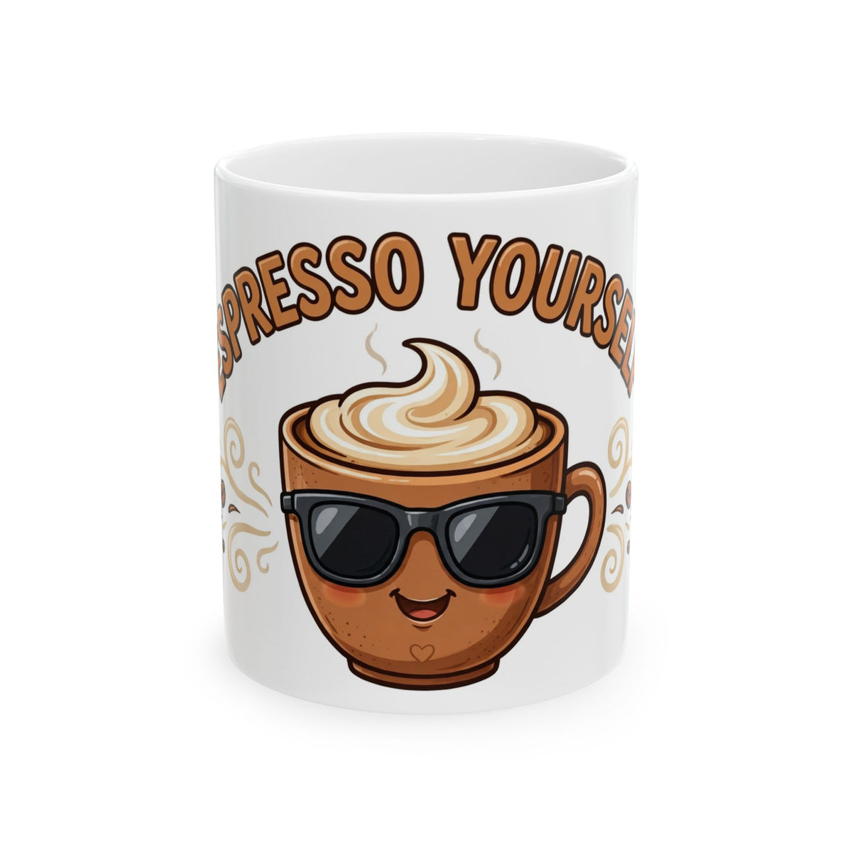 "Espresso Yourself" Funny Coffee Mug