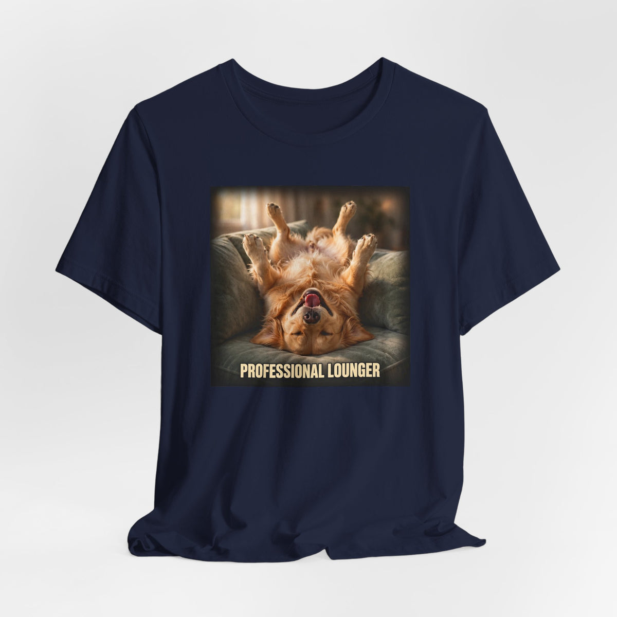 "Professional Lounger" Funny Dog T-Shirt