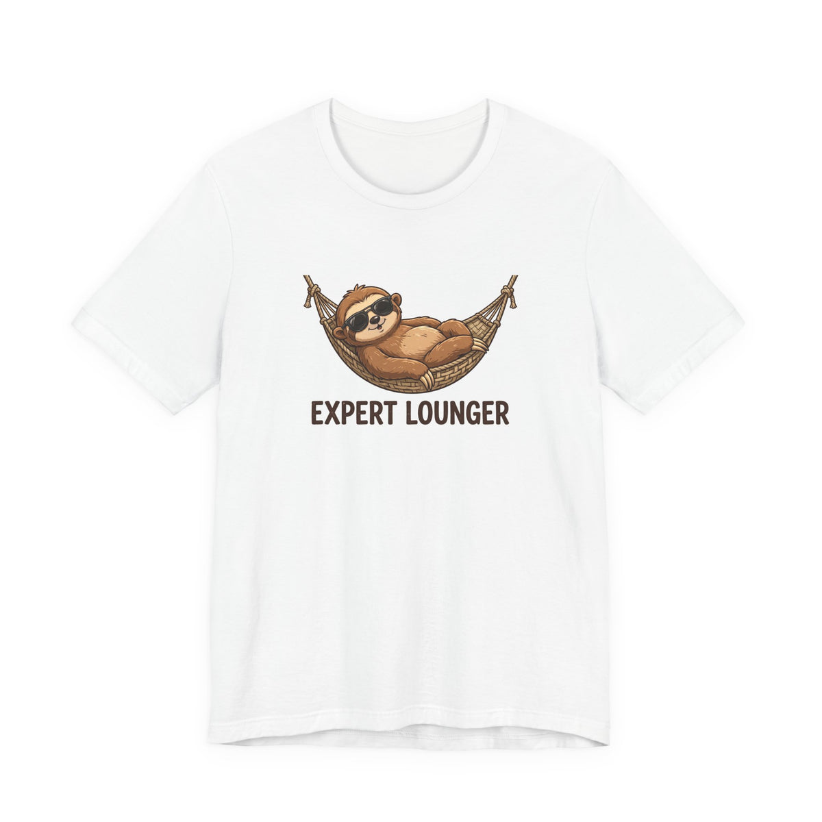 "Expert Lounger" Funny Sloth T-Shirt