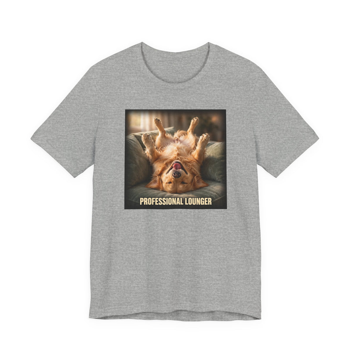 "Professional Lounger" Funny Dog T-Shirt
