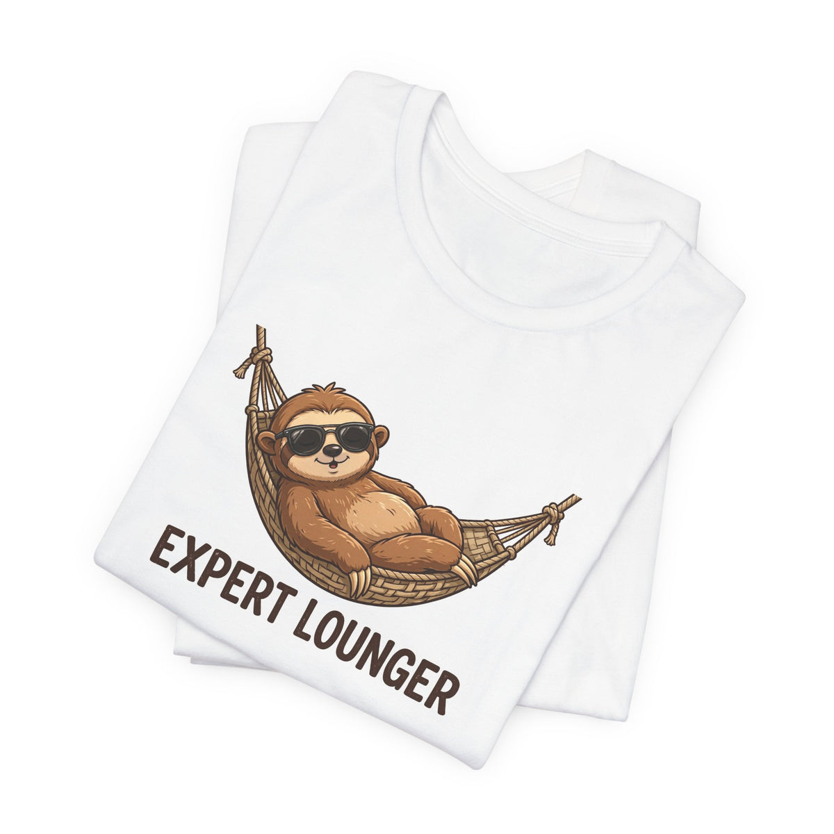"Expert Lounger" Funny Sloth T-Shirt