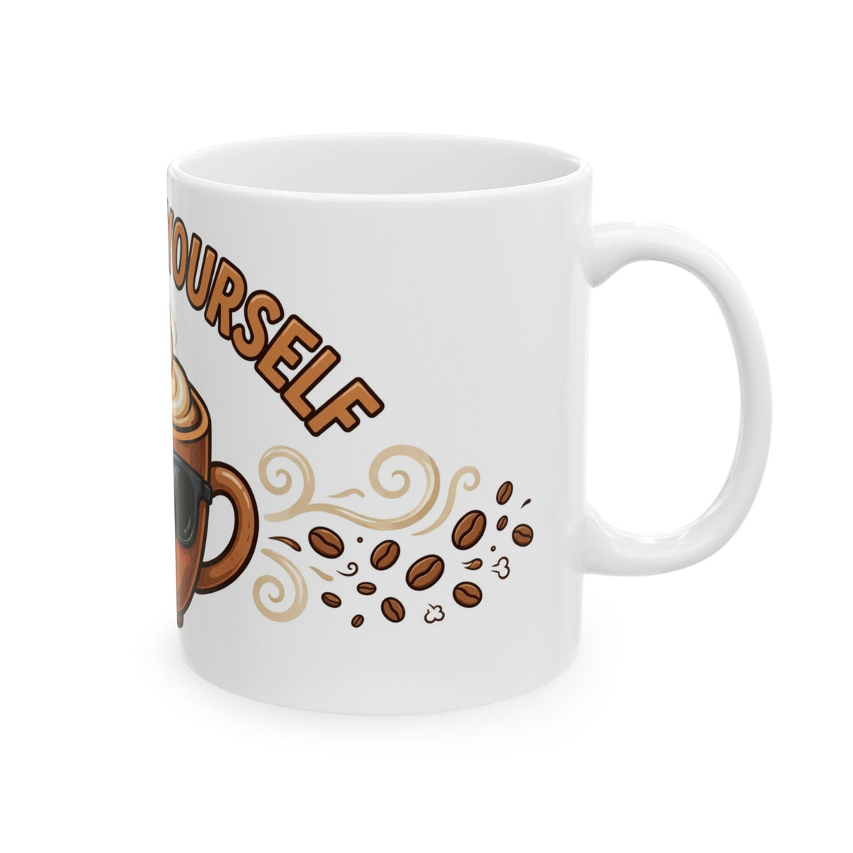 "Espresso Yourself" Funny Coffee Mug