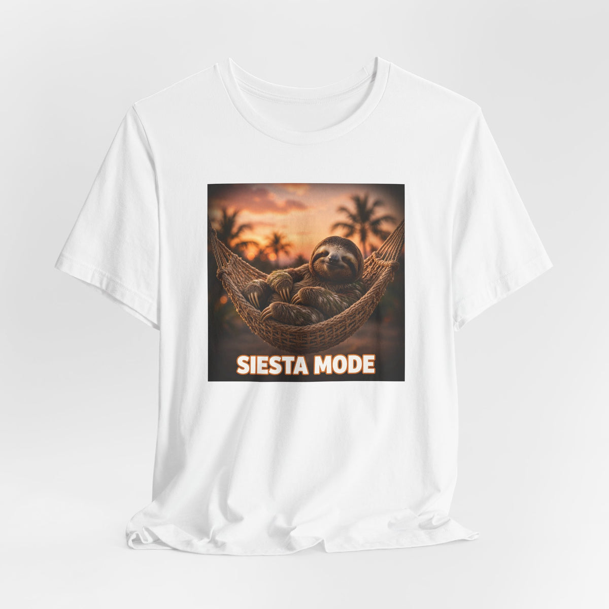 "Siesta Mode" Funny Sloth Hammock T-Shirt