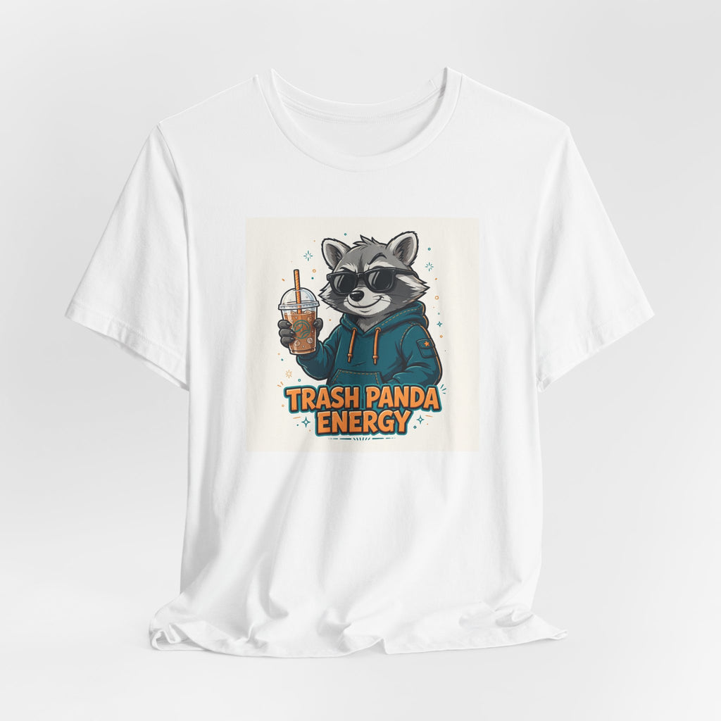 "Trash Panda Energy" Funny Raccoon Coffee T-Shirt