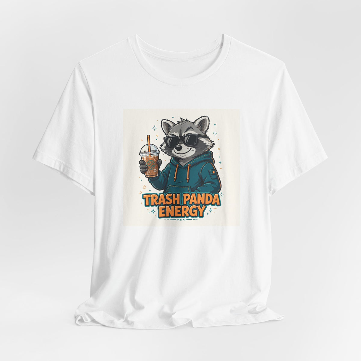"Trash Panda Energy" Funny Raccoon Coffee T-Shirt