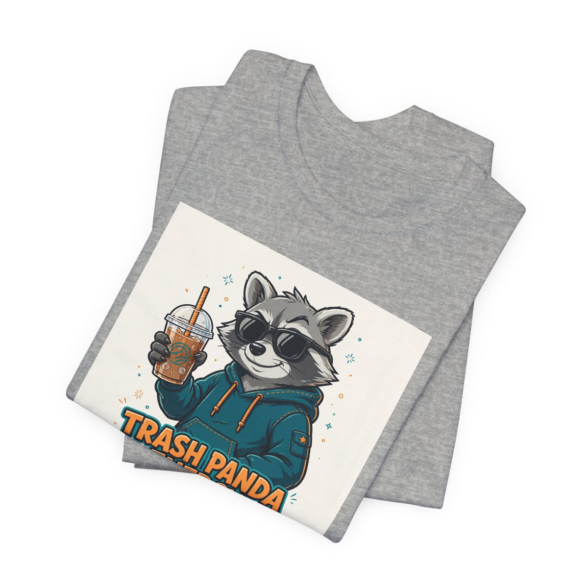 "Trash Panda Energy" Funny Raccoon Coffee T-Shirt