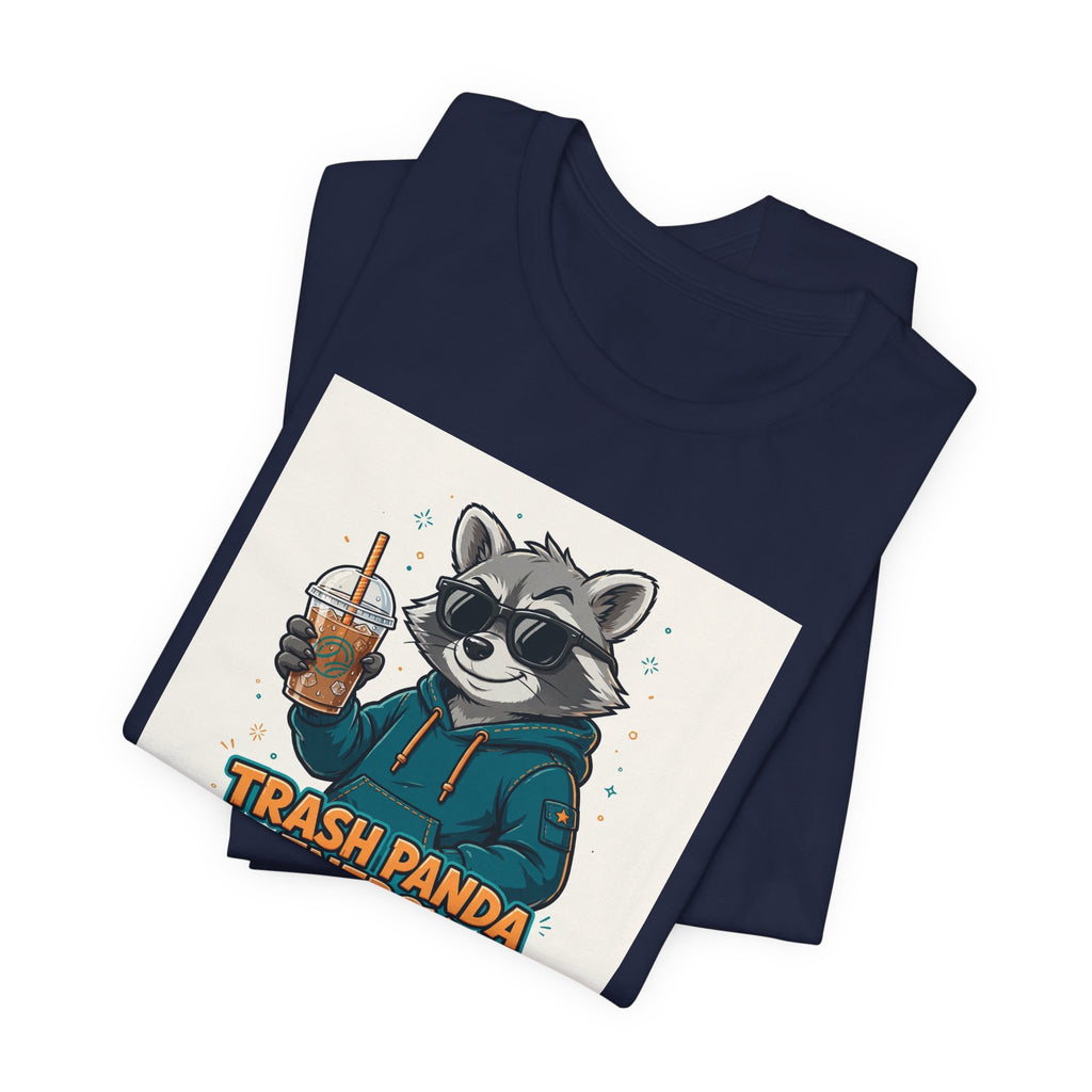 "Trash Panda Energy" Funny Raccoon Coffee T-Shirt
