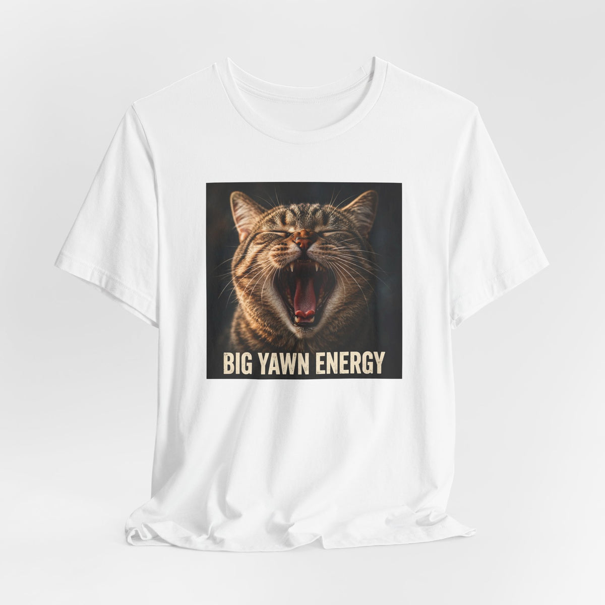 "Big Yawn Energy" Funny Cat T-Shirt
