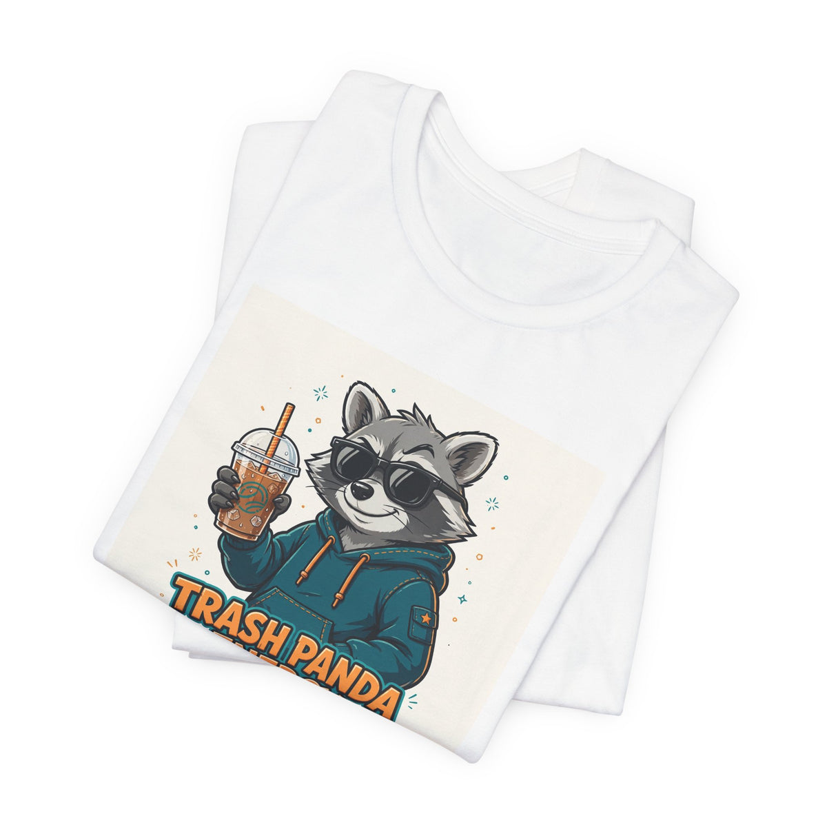 "Trash Panda Energy" Funny Raccoon Coffee T-Shirt