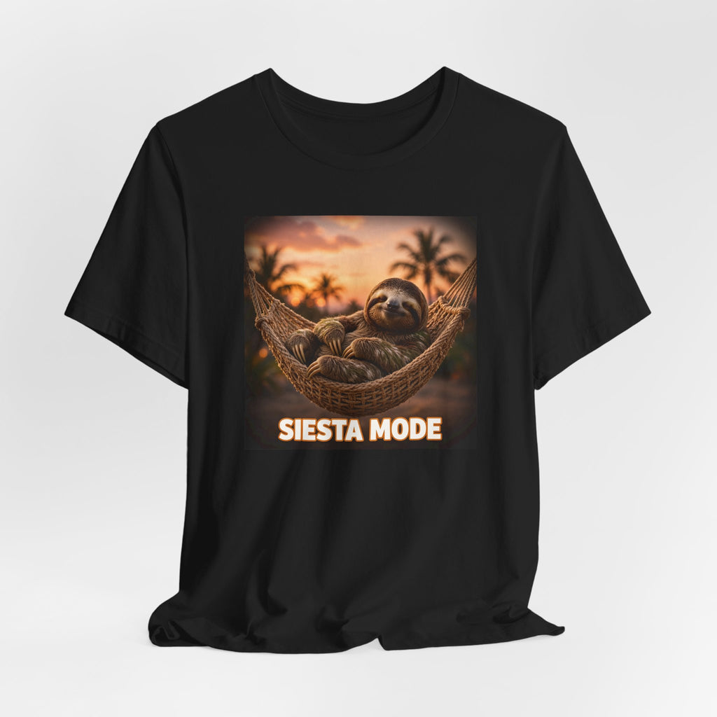 "Siesta Mode" Funny Sloth Hammock T-Shirt